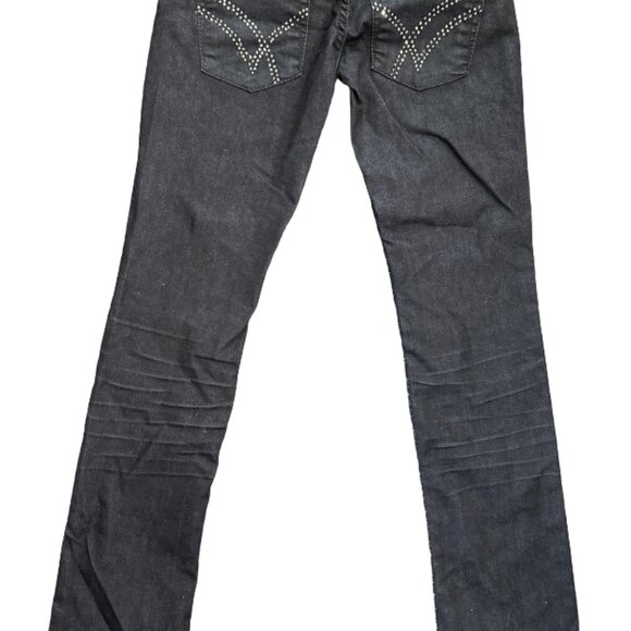 William Rast Savoy Skinny Leg Jeans Size 25 Dark Denim - Picture 4 of 11